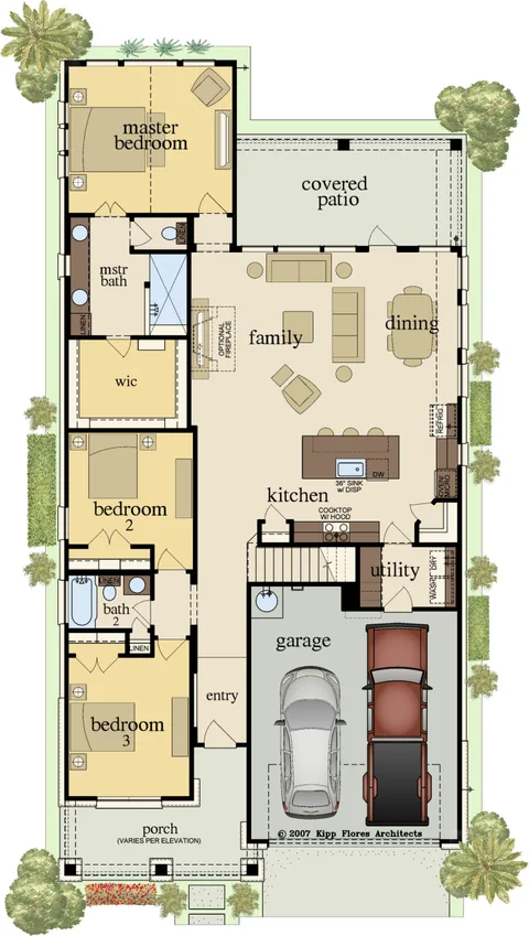 Bartlett II floor plan 1