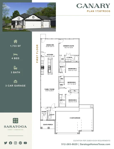 Canary floor plan 1