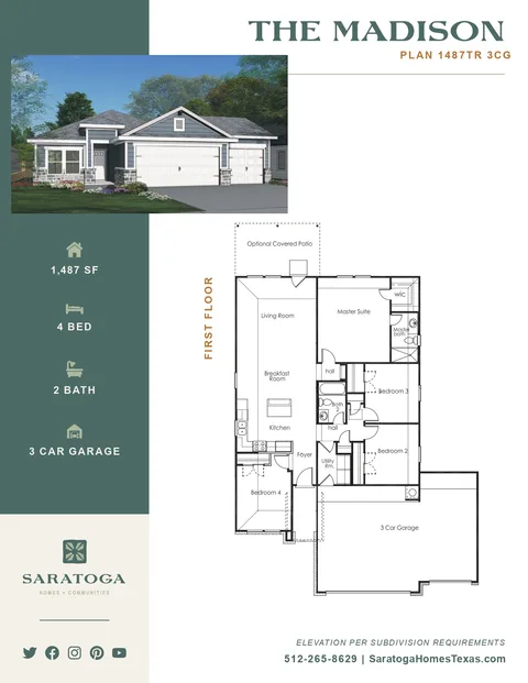 Madison floor plan 1