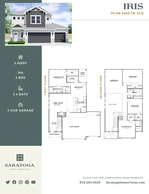 Iris floor plan 1