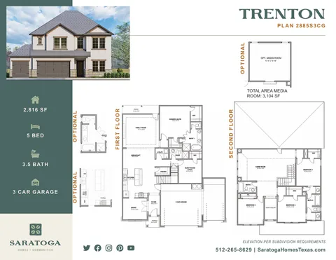 Trenton floor plan 1