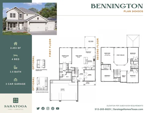 Bennington floor plan 1