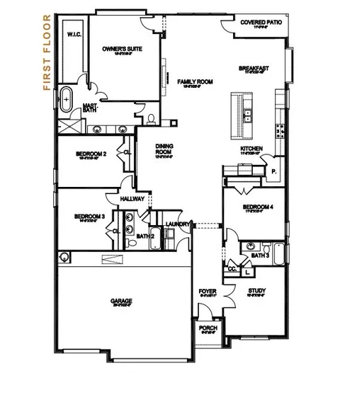 Scottsdale floor plan 1