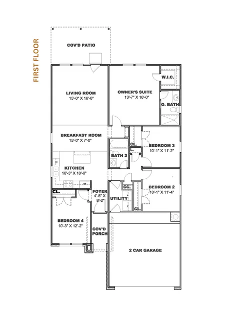 Bluebird floor plan 1