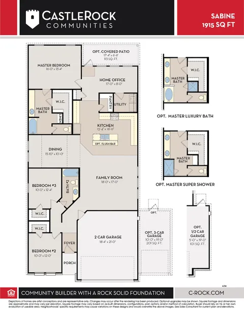 Sabine floor plan 1