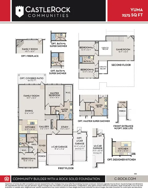 Yuma floor plan 1